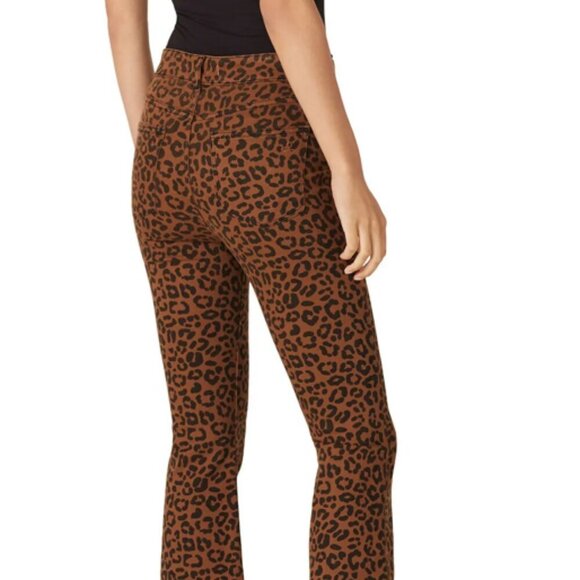 DL1961 High Rise Jeans Cropped FLATTERING Jaguar Animal Print Jeans 25 - Picture 9 of 14